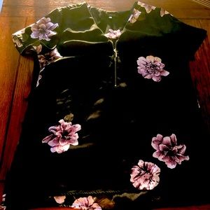 Flower blouse t shirt
